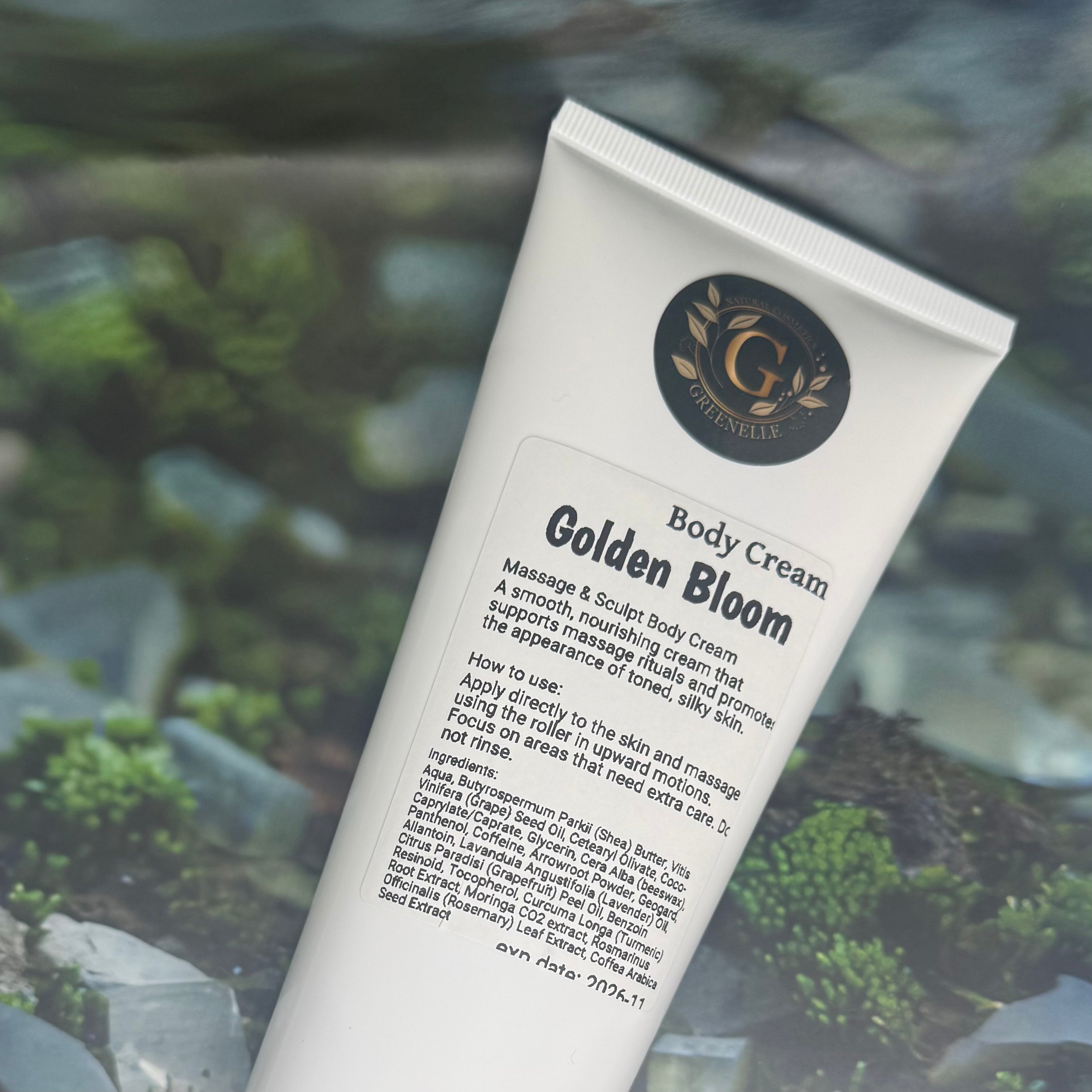 Massage Body Cream with Roller Applicator, 200 mL